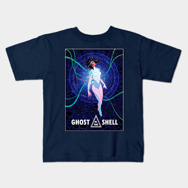 Ghost In The Shell Kids T-Shirt by Clifficus